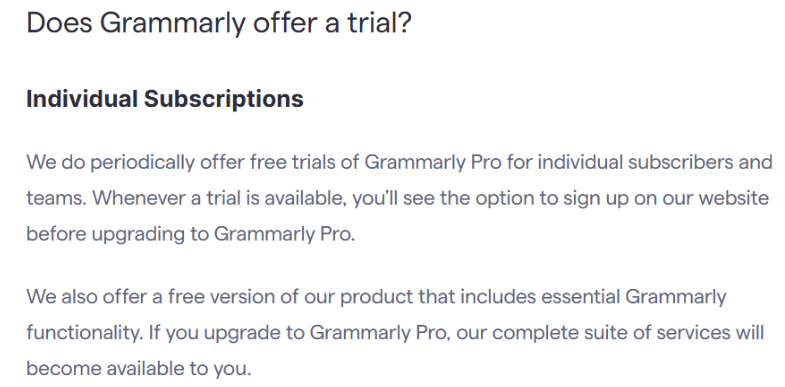 Grammarly Premium for Free