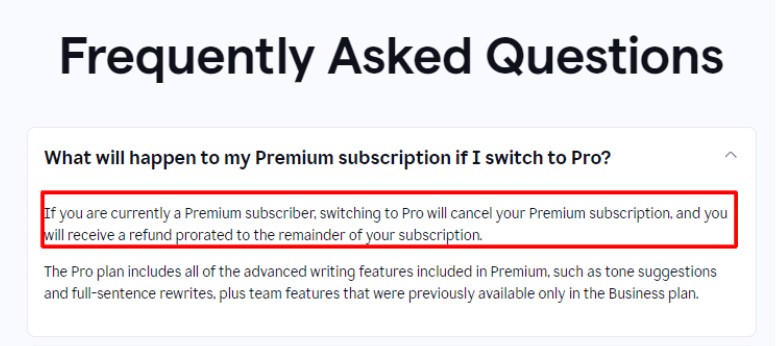 Grammarly Refund Policy 